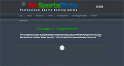 Desktop Screenshot of biosportspicks.com